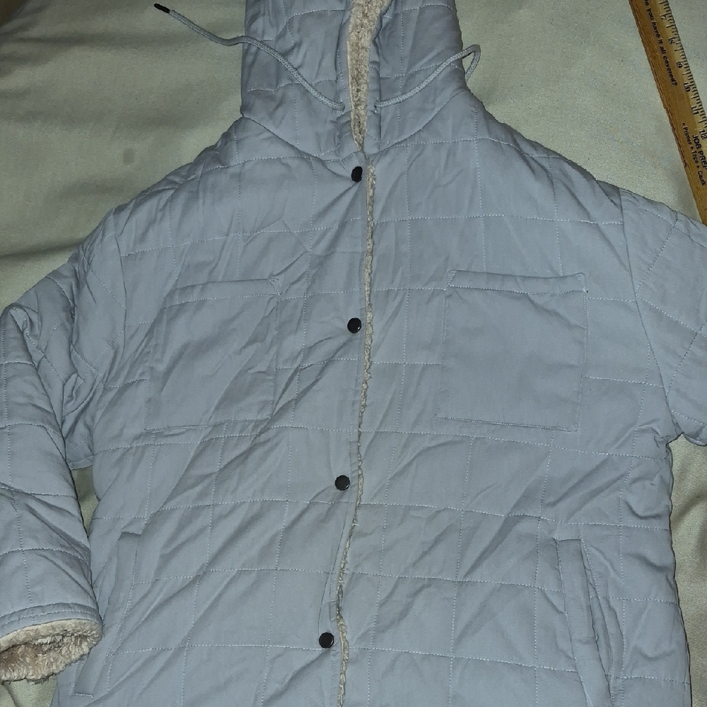 Quilted Sherpa Reversible Jacket